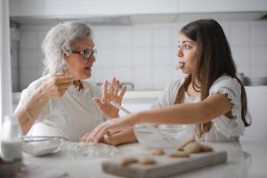 legacy planning, image of senior woman with female child